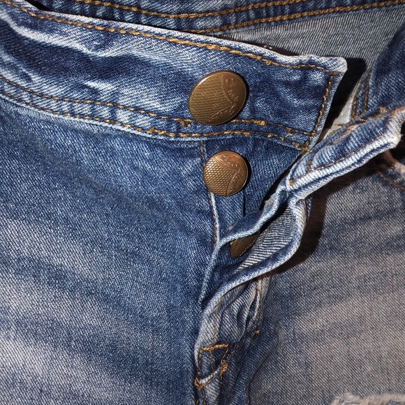 Free People Sharkbite Cutoff Denim Shorts - Picture 6 of 6